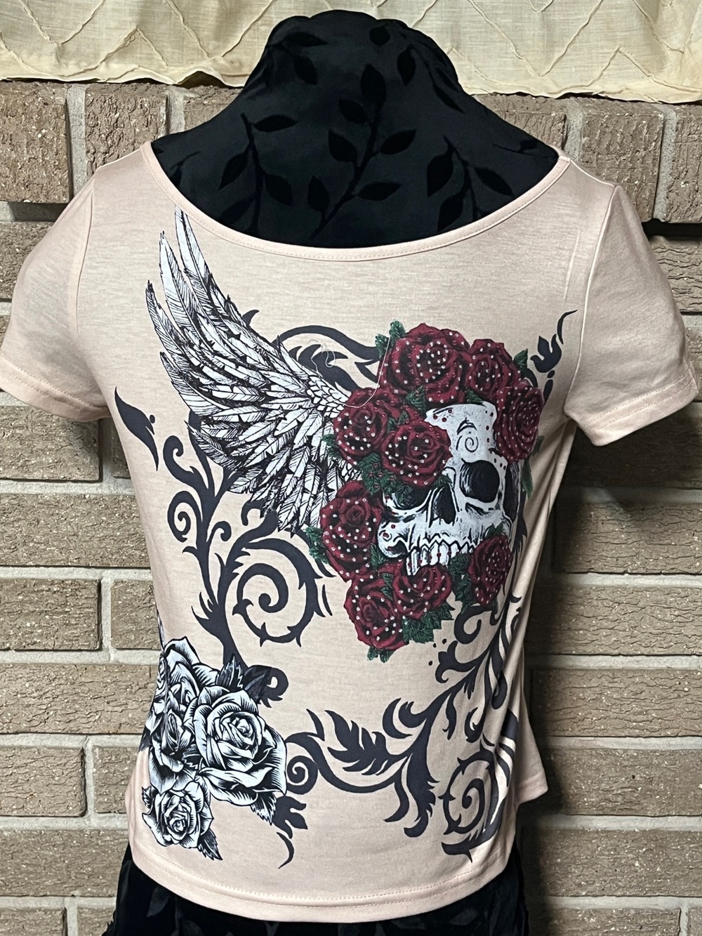 Affliction Style Beige Top